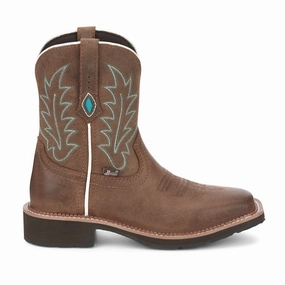 Ema 8 Inch Square Toe Cowboy Boots weekend adventurers' boots