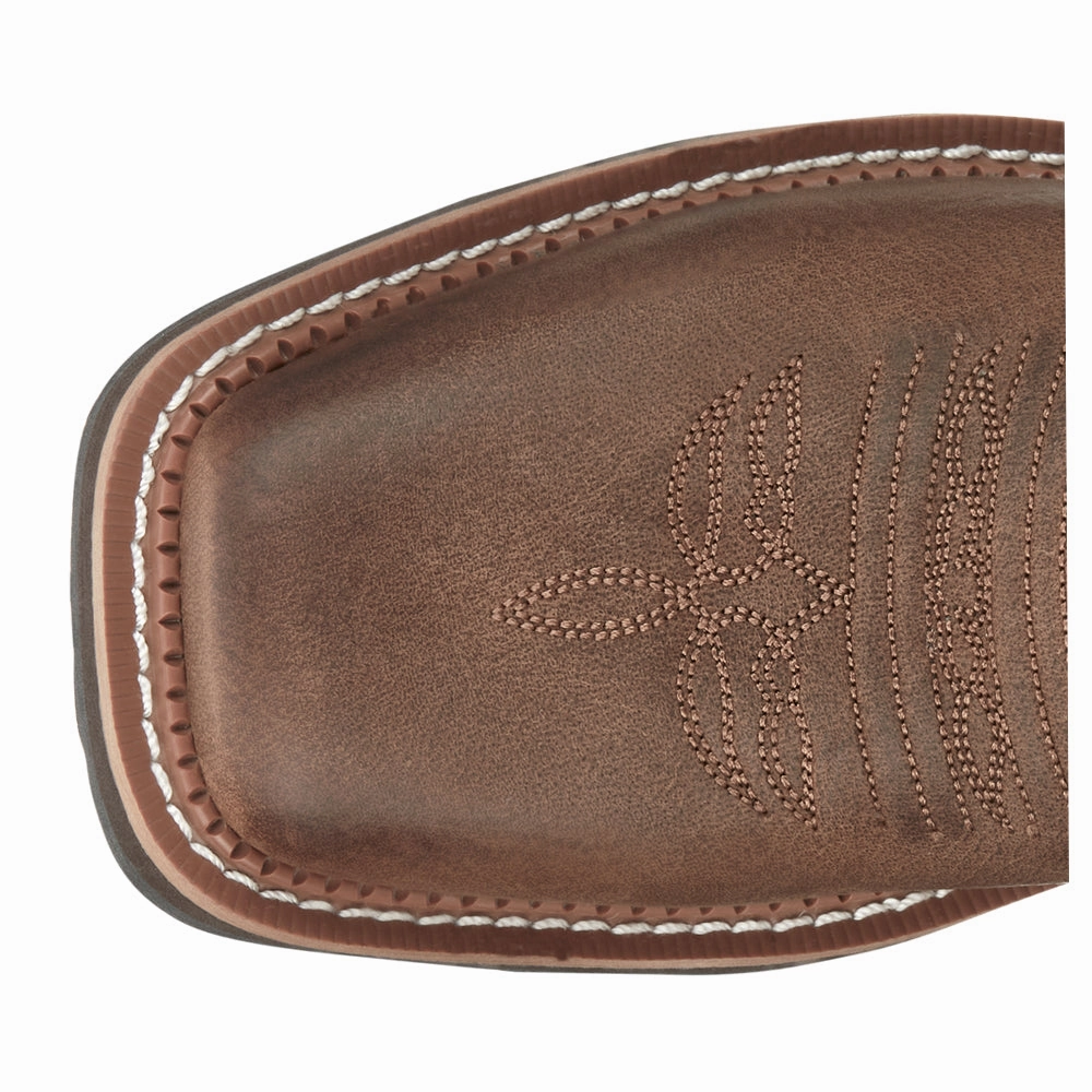 Abrasion Resistant Stitching Ema 8 Inch Square Toe Cowboy Boots