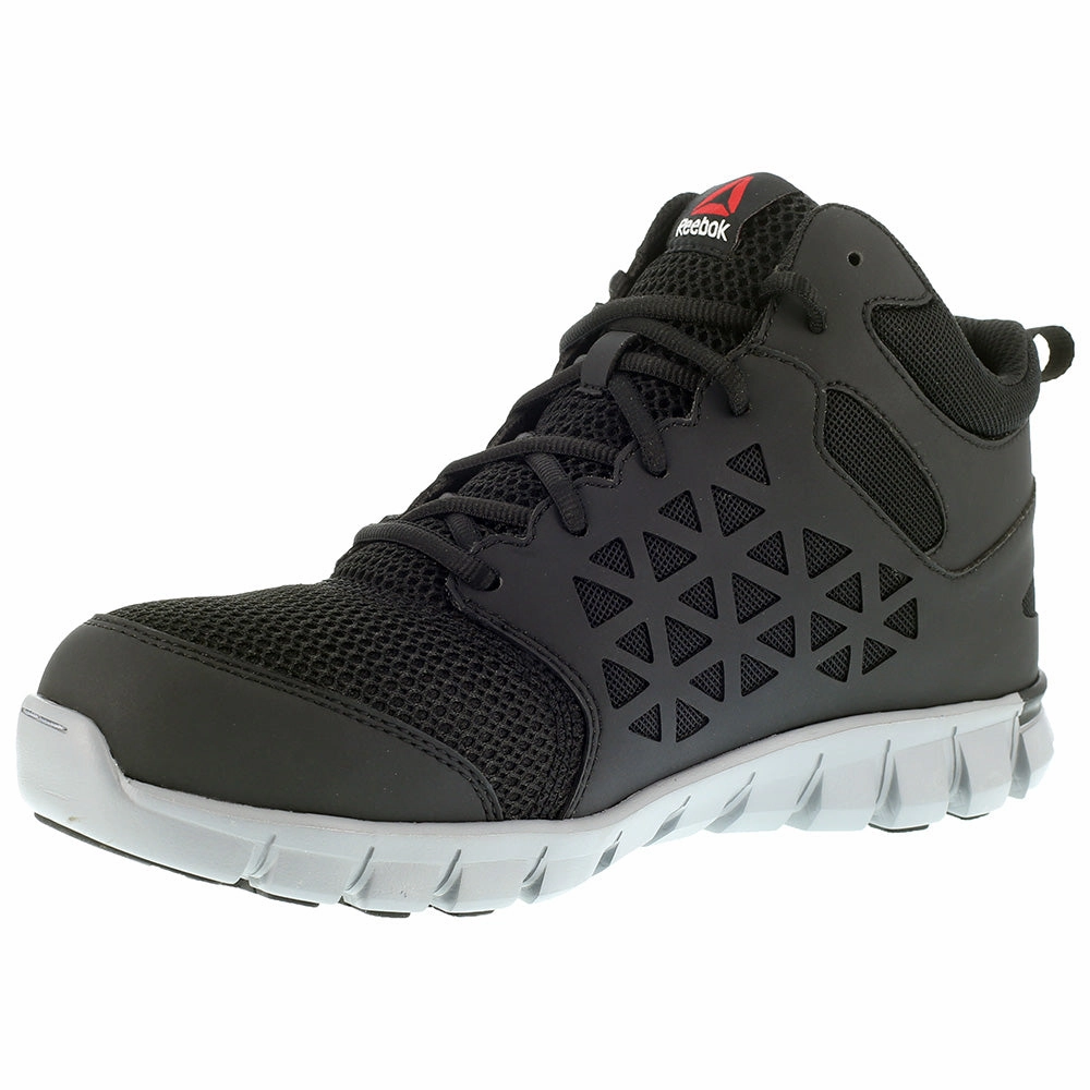 Sublite Cushion Mid Slip Resistant Alloy Toe Work Shoes Safety Toe Protection Comfort Cushioning