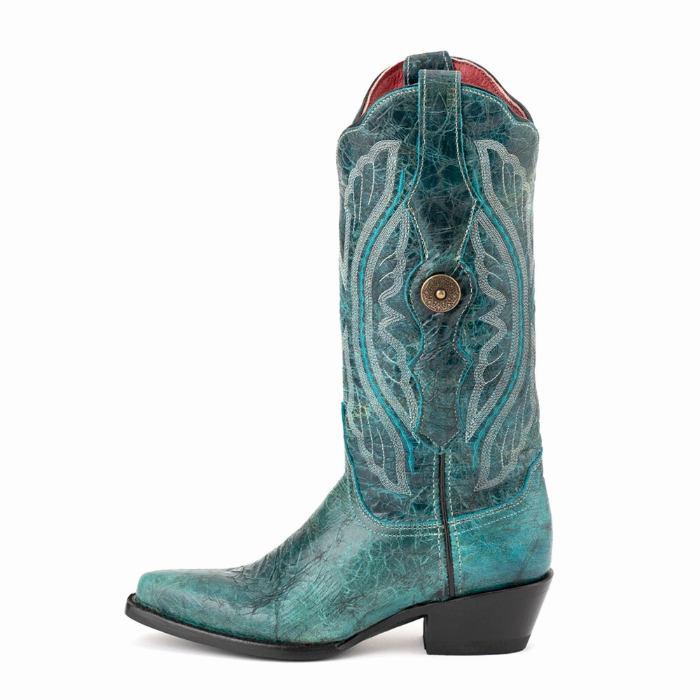 sports - specific benefits Street traction Twilight Embroidered Snip Toe Cowboy Boots