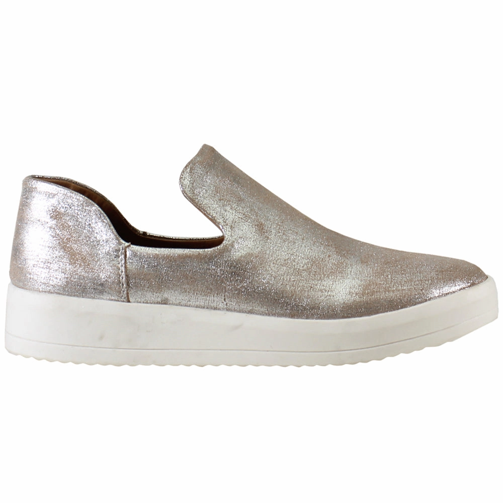 least pool Low Profile Silhouette Youth Full Metallic Slip On Sneakers