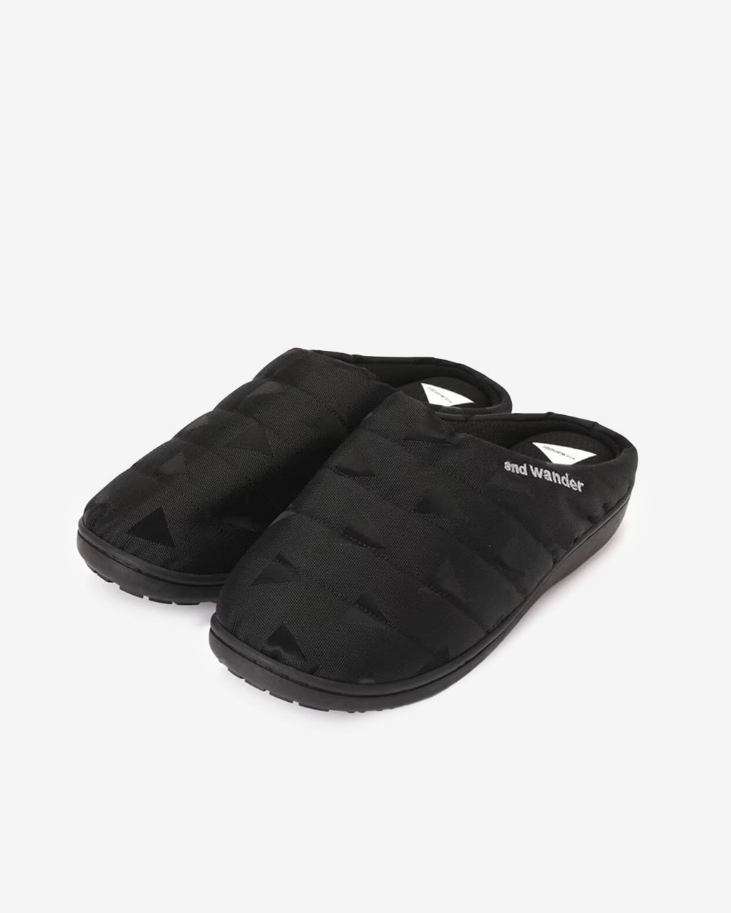 SUBU x and wander Triangle JQ Permanent Sandal Black Arch Reinforcement Ultra Cushion Foam
