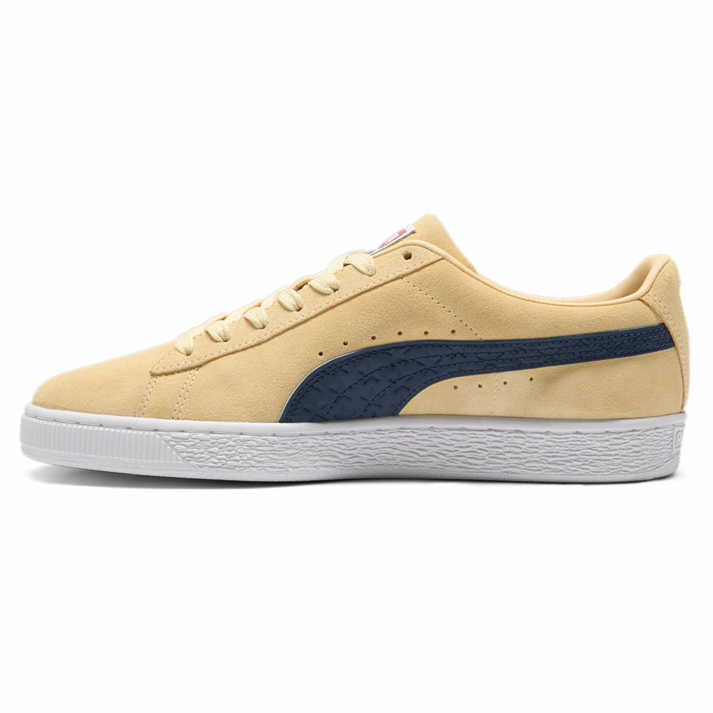 Smooth Leather Suede Classic USA Flagship Lace Up Sneakers