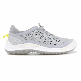 Sunny Plant Based Floral Cut Out Lace Up Sneakers plantar fasciitis support