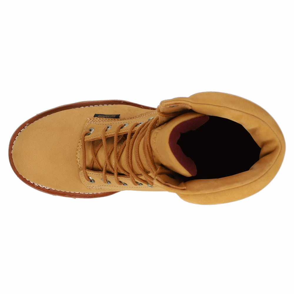 Slip Resistant Weatherproof Design Super DNA 9 Inch Waterproof Insulated Steel Toe Logger Lace Up Work Boots