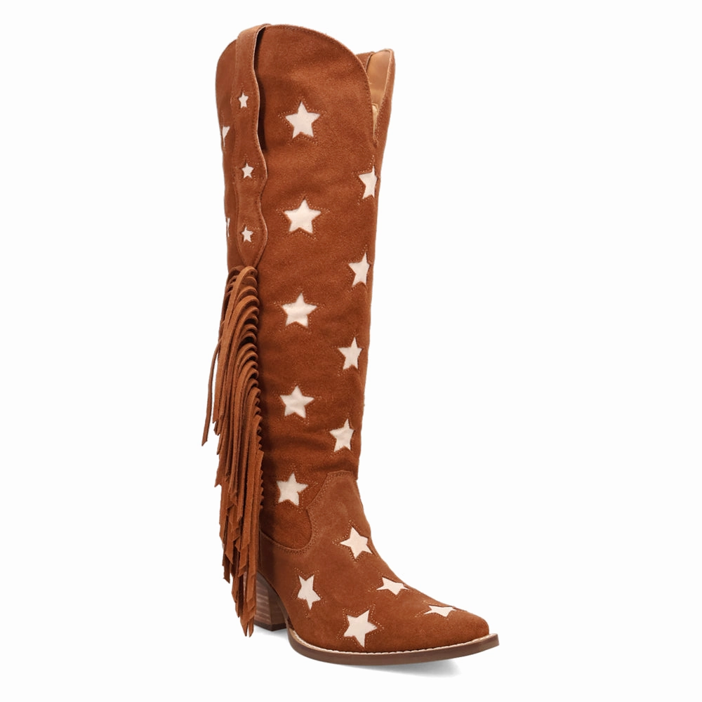 Impact Diffusing Midsole Impact Absorption Core Super Star Fringe Tooled Inlay Snip Toe Cowboy Boots