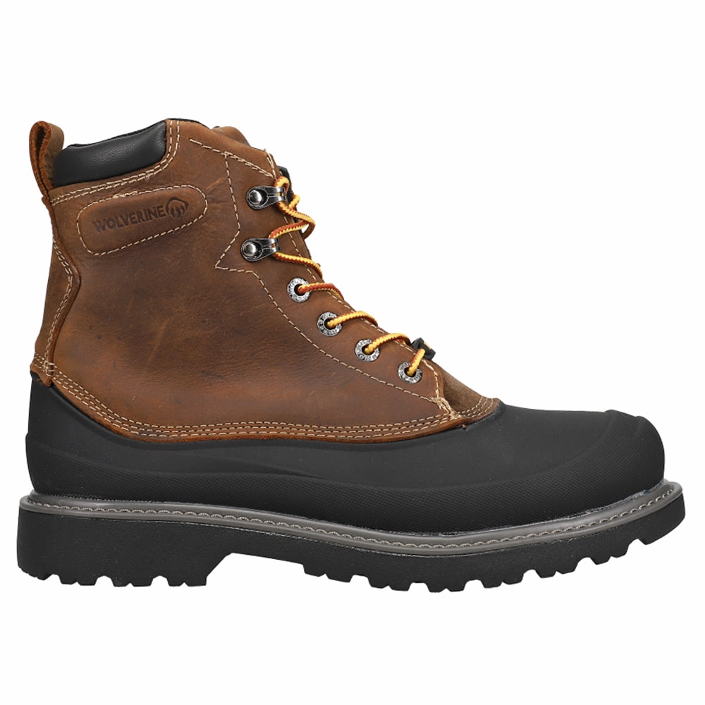 Swamp Monster 6 Inch Waterproof Steel Toe Work Boot All Purpose Grip Slip-resistant support