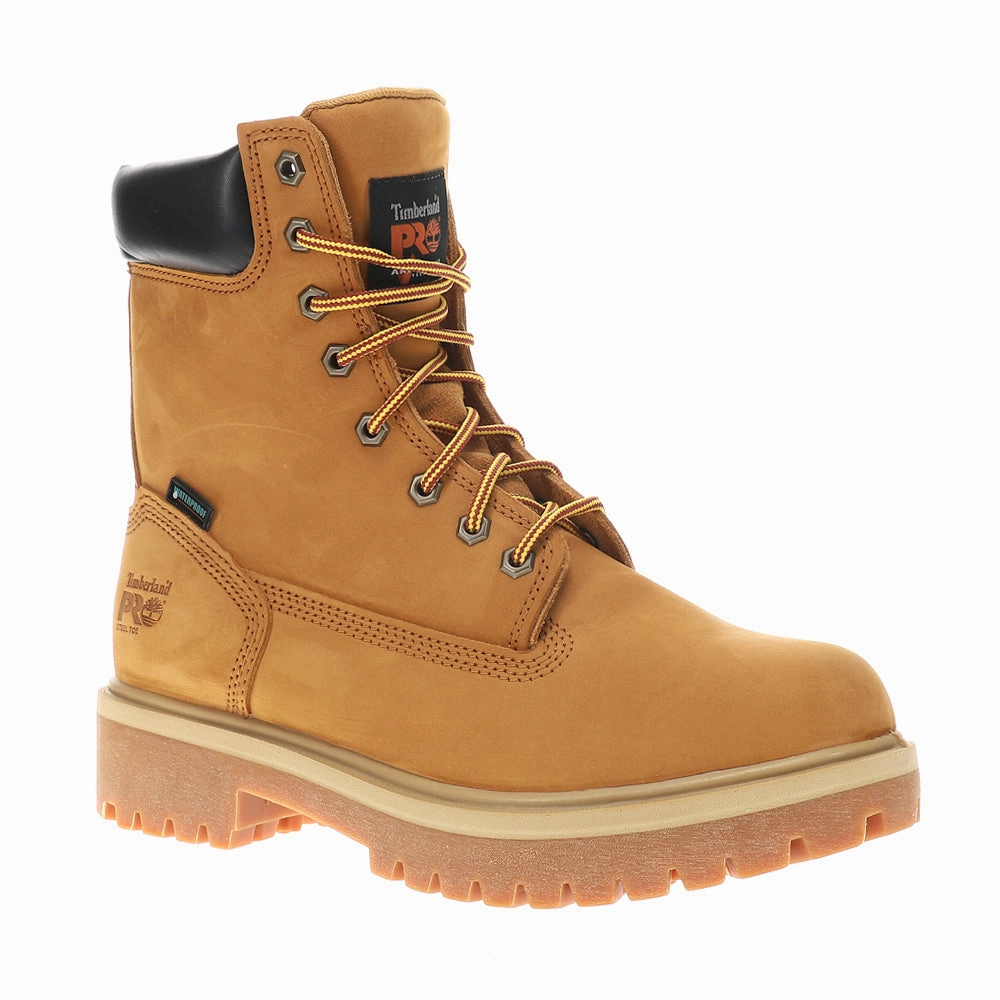 Direct Attach 8 Inch Electrical Steel Toe Work Boots Flexible Design