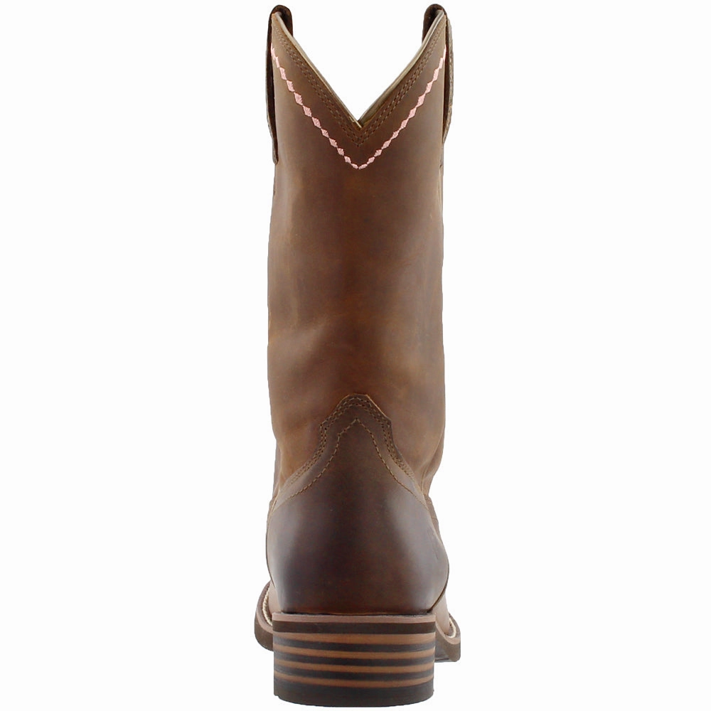 Elasticated Collar toe - bumper Unbridled Embroidered Round Toe Cowboy Boots