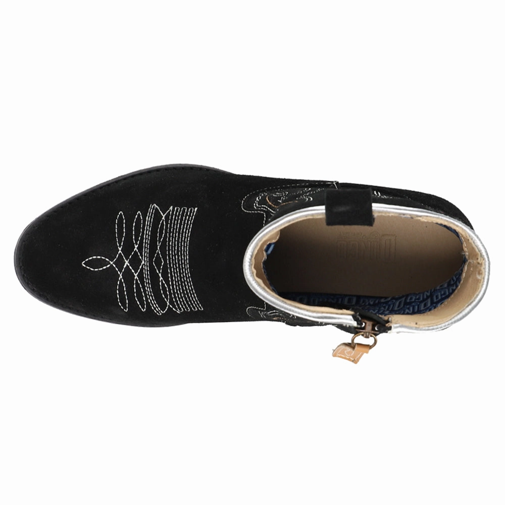 Daisy Mae Embroidery Round Toe Zippered Cowboy Booties beginner-friendly