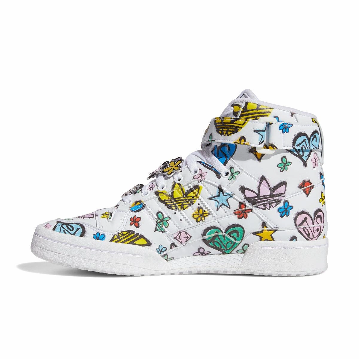   Jeremy Scott Forum 84 High 'Monogram' Layered silhouette Upgraded wear