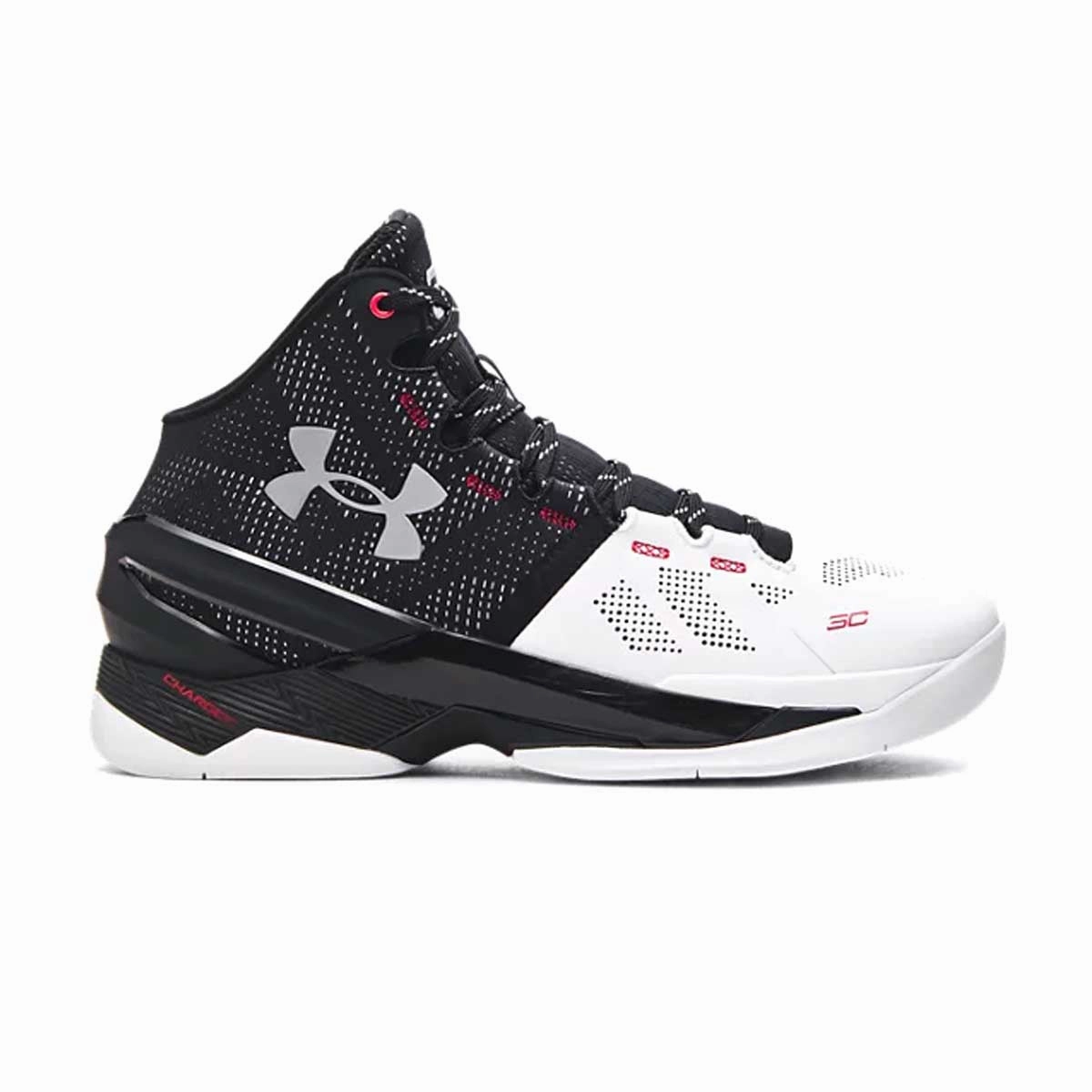 Curry 2 Retro 'White Black' narrow-fit Designer comfort