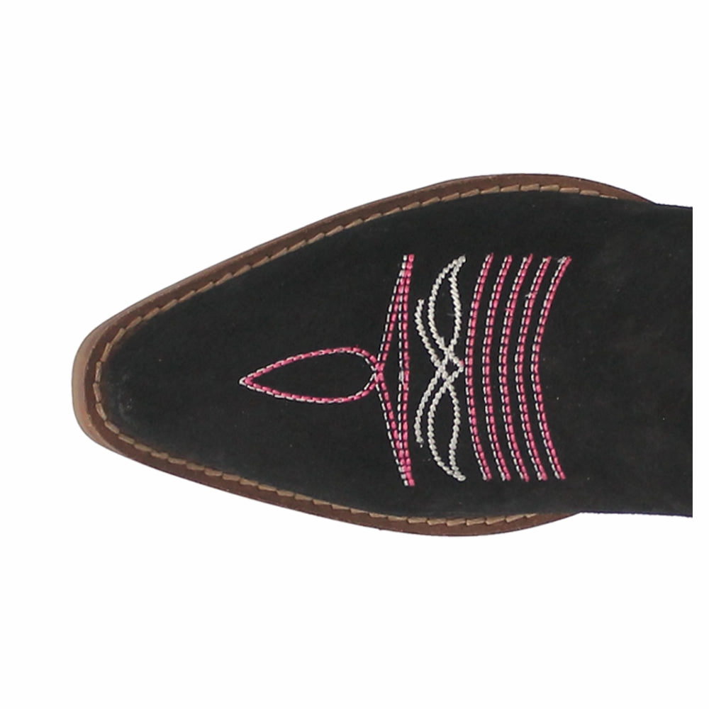 Hot Sauce Embroidered Snip Toe Cowboy Boots Business Trip