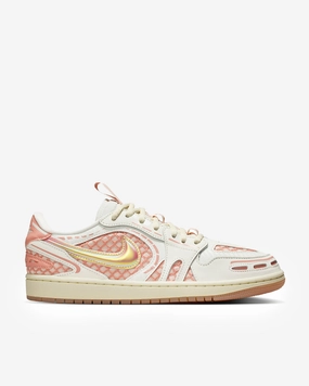 WMNS Air Jordan 1 Low Method of Make 'Sail/Washed Coral' Rare Enhanced Airflow