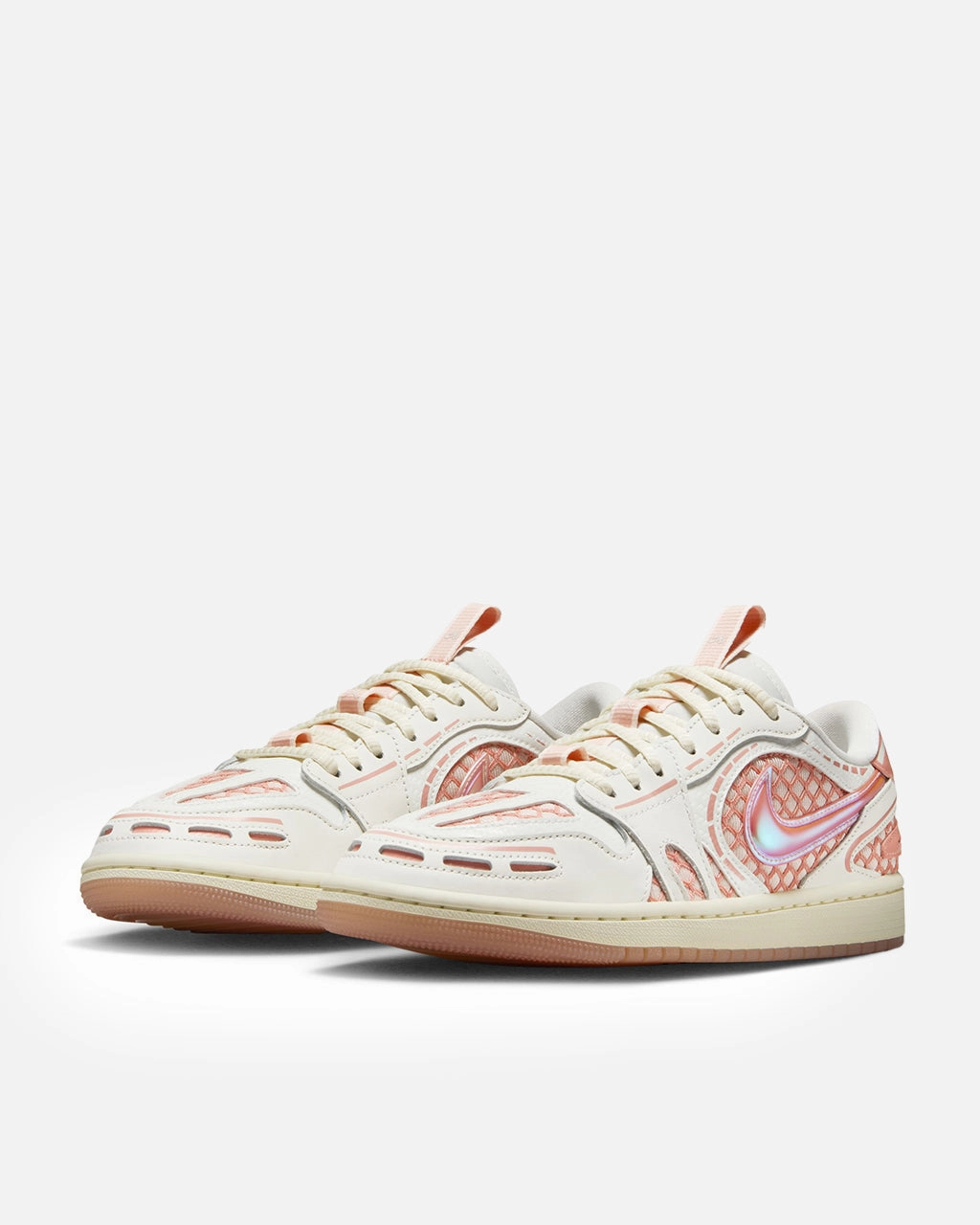 WMNS Air Jordan 1 Low Method of Make 'Sail/Washed Coral' Breathable Ease