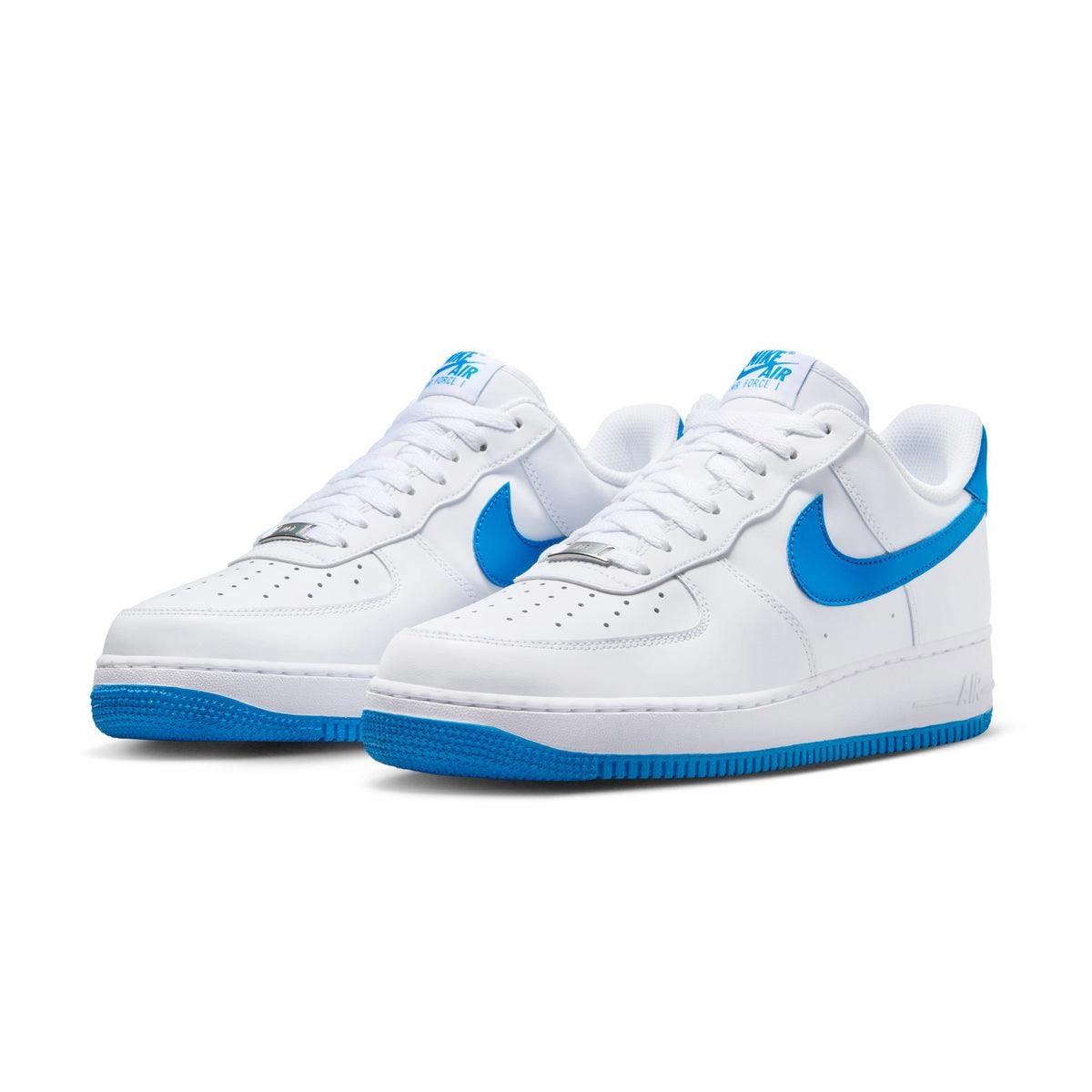 Air Force 1 '07 'White Photo Blue' Energy return Compression Resistant Midsole