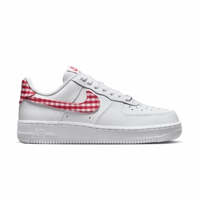 Wmns Air Force 1 ??07 'Gingham Red' color - scheme