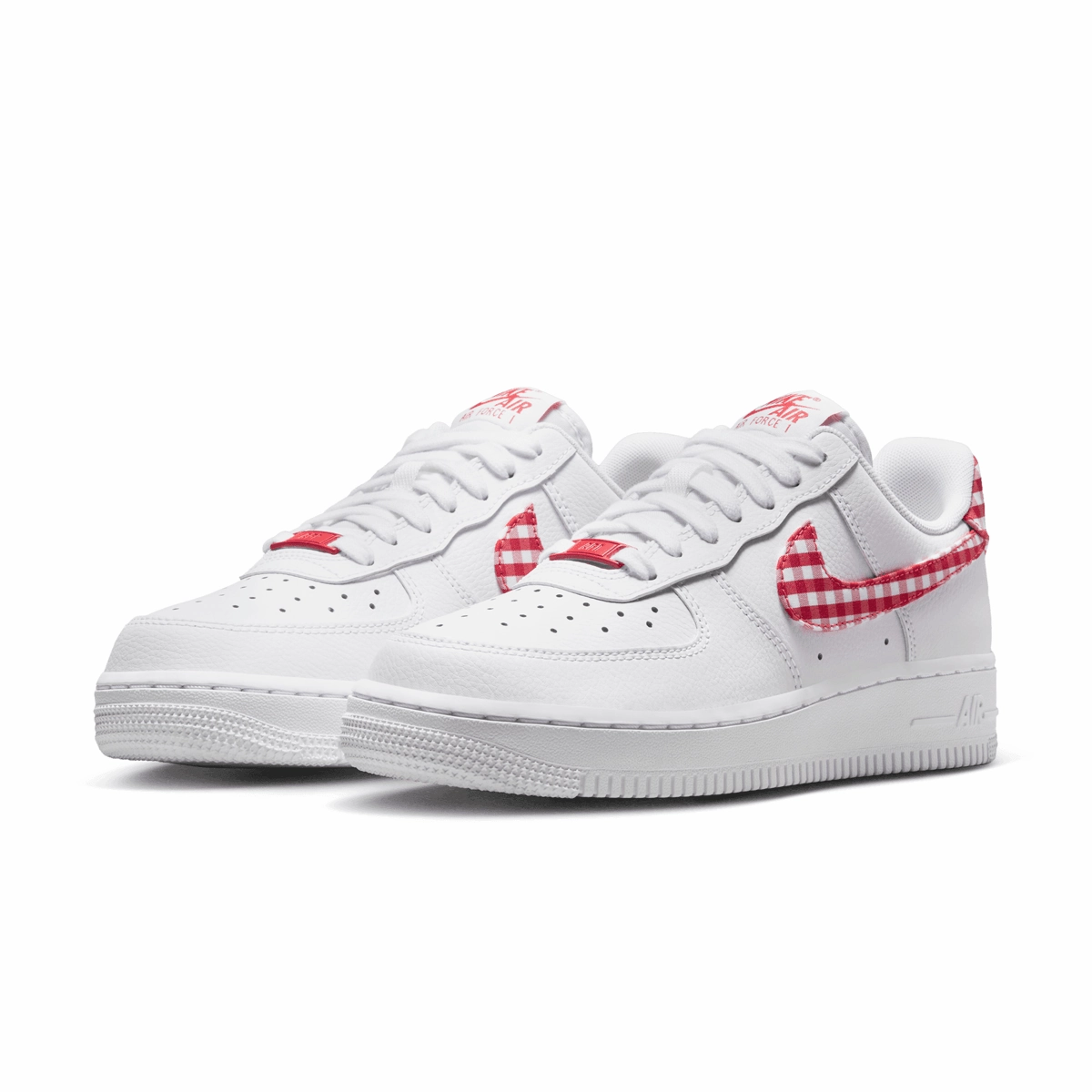Odor Resistant Material Wmns Air Force 1 ??07 'Gingham Red'