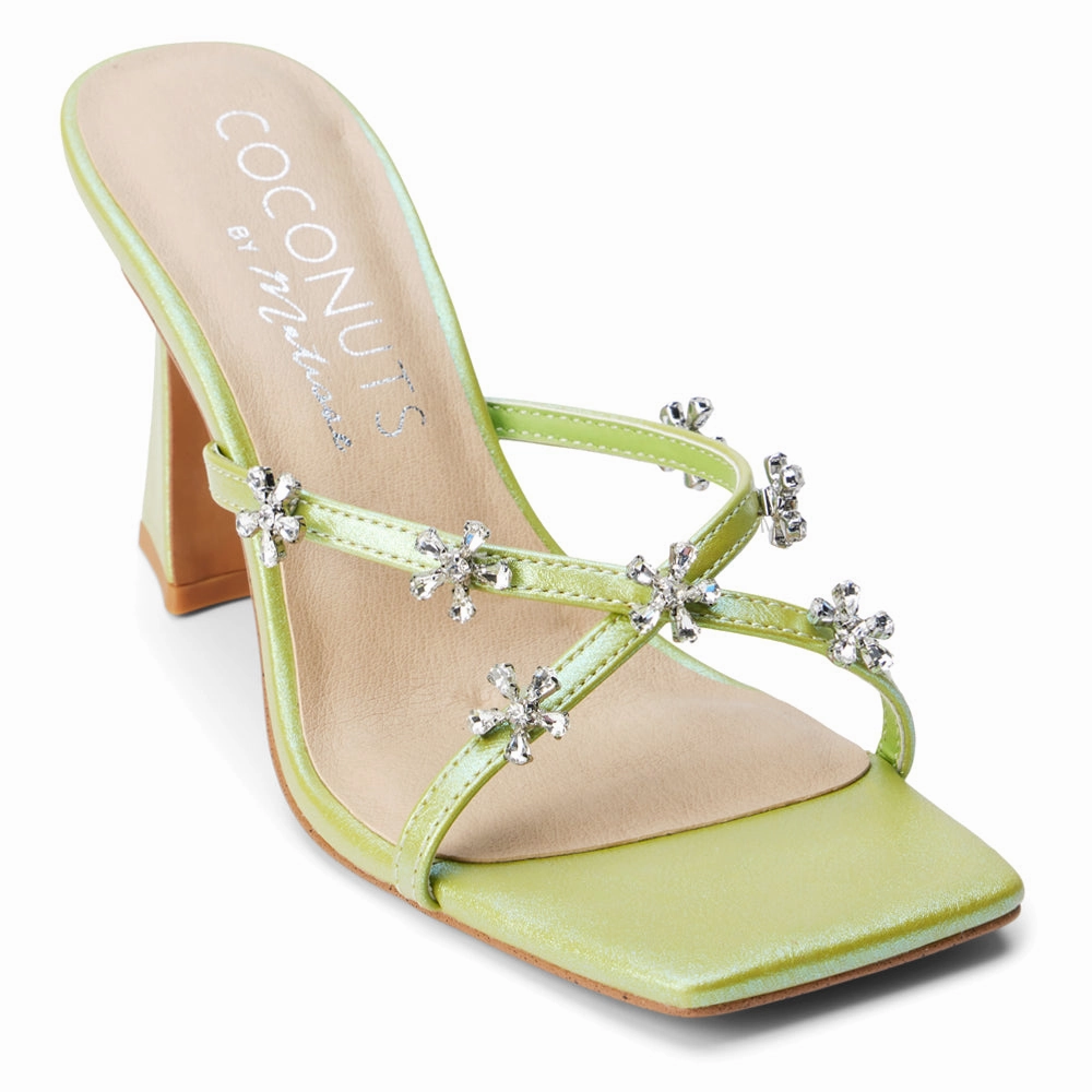 Soft Touch Interior Levi Rhinestone Block Heel Sandals