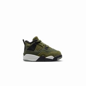 river Best Toddlers' Air Jordan 4 Retro SE Craft 'Medium Olive'
