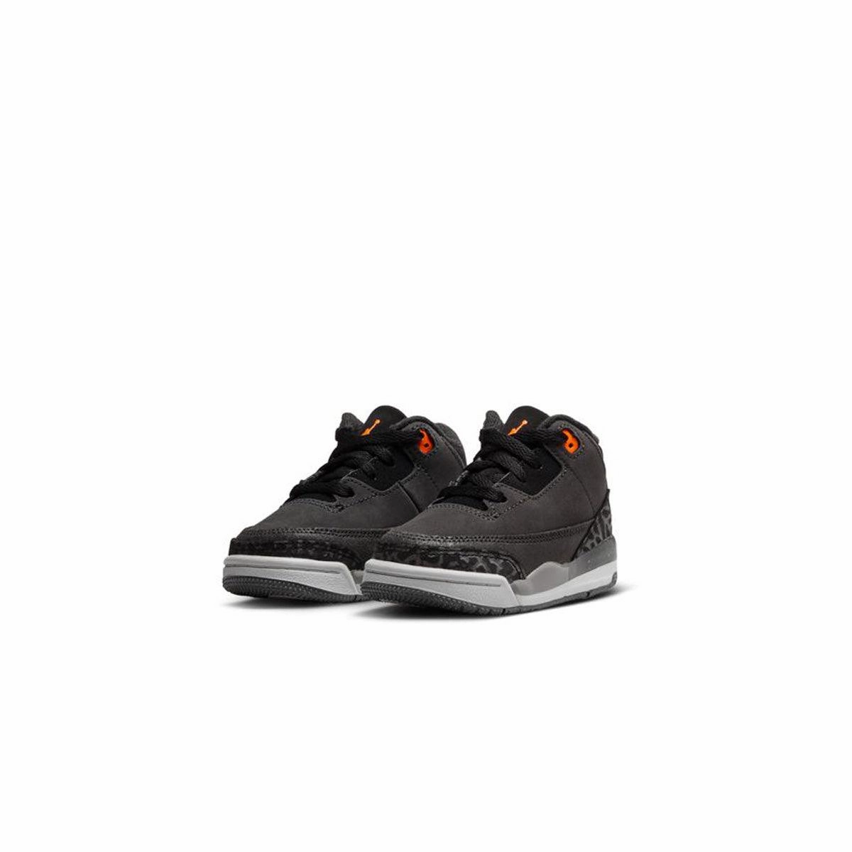 Secure Grip Slim flair Toddlers' Jordan 3 Retro 'Black'
