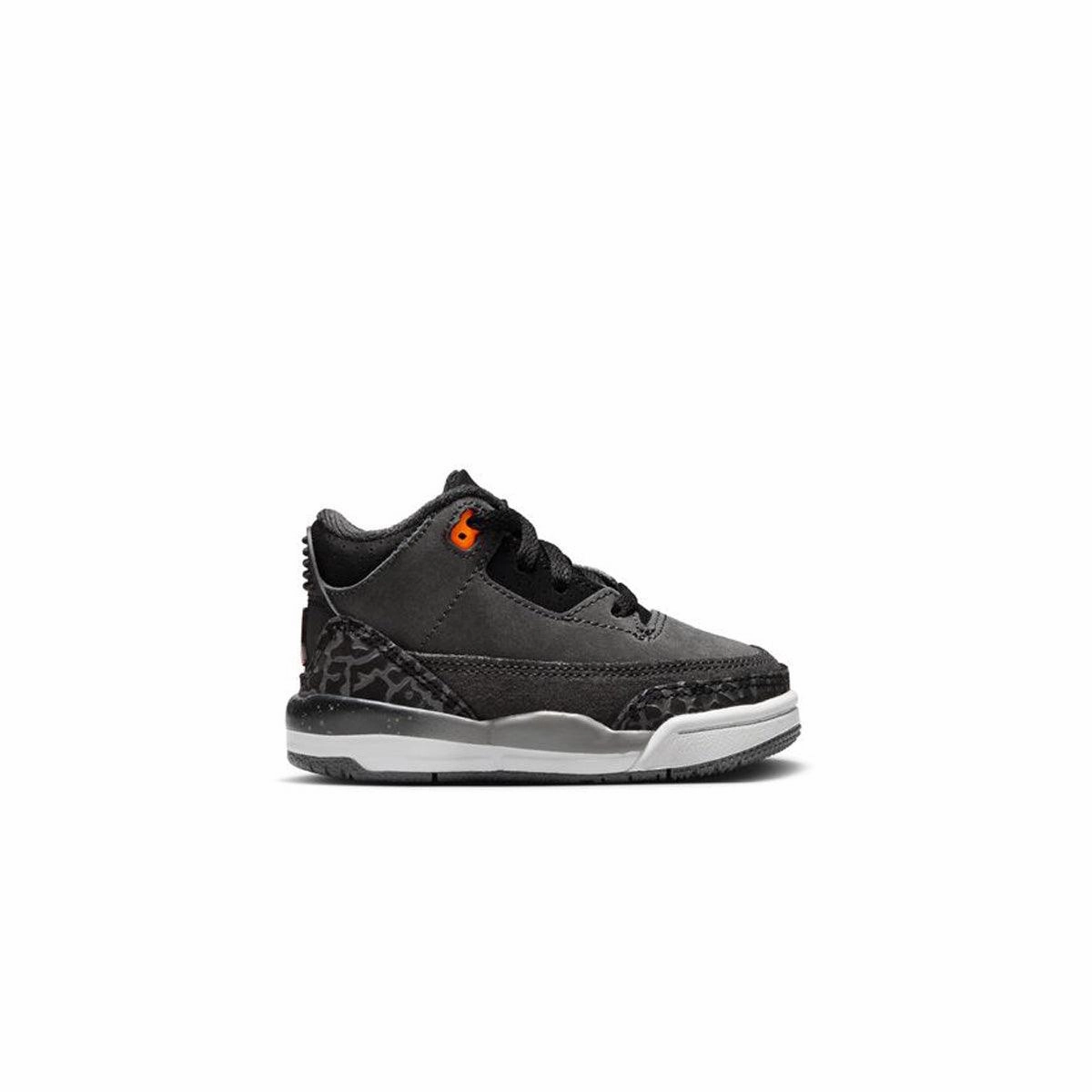 Odor Control Lining Toddlers' Jordan 3 Retro 'Black'