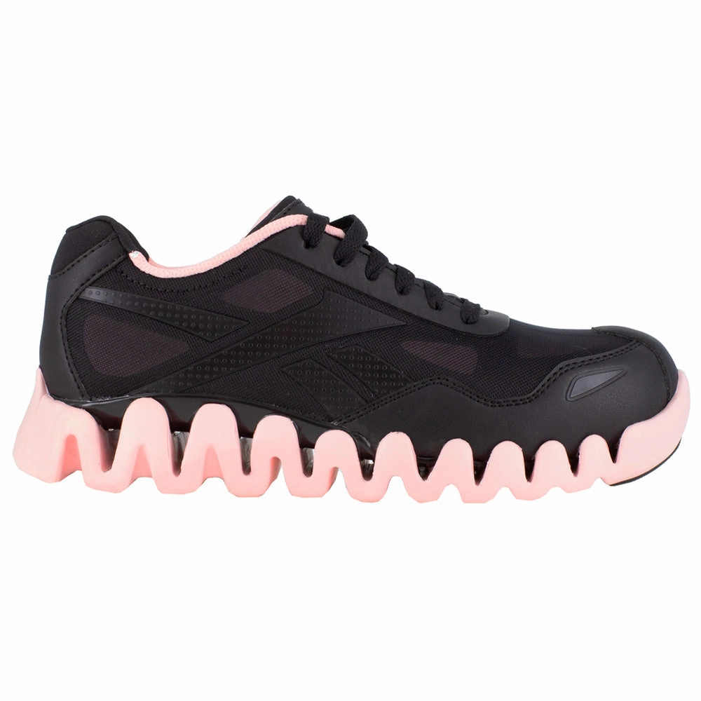 Quick Drying Interior Dynamic support Zip Pulse Slip Resistant Composite Toe Work Shoes