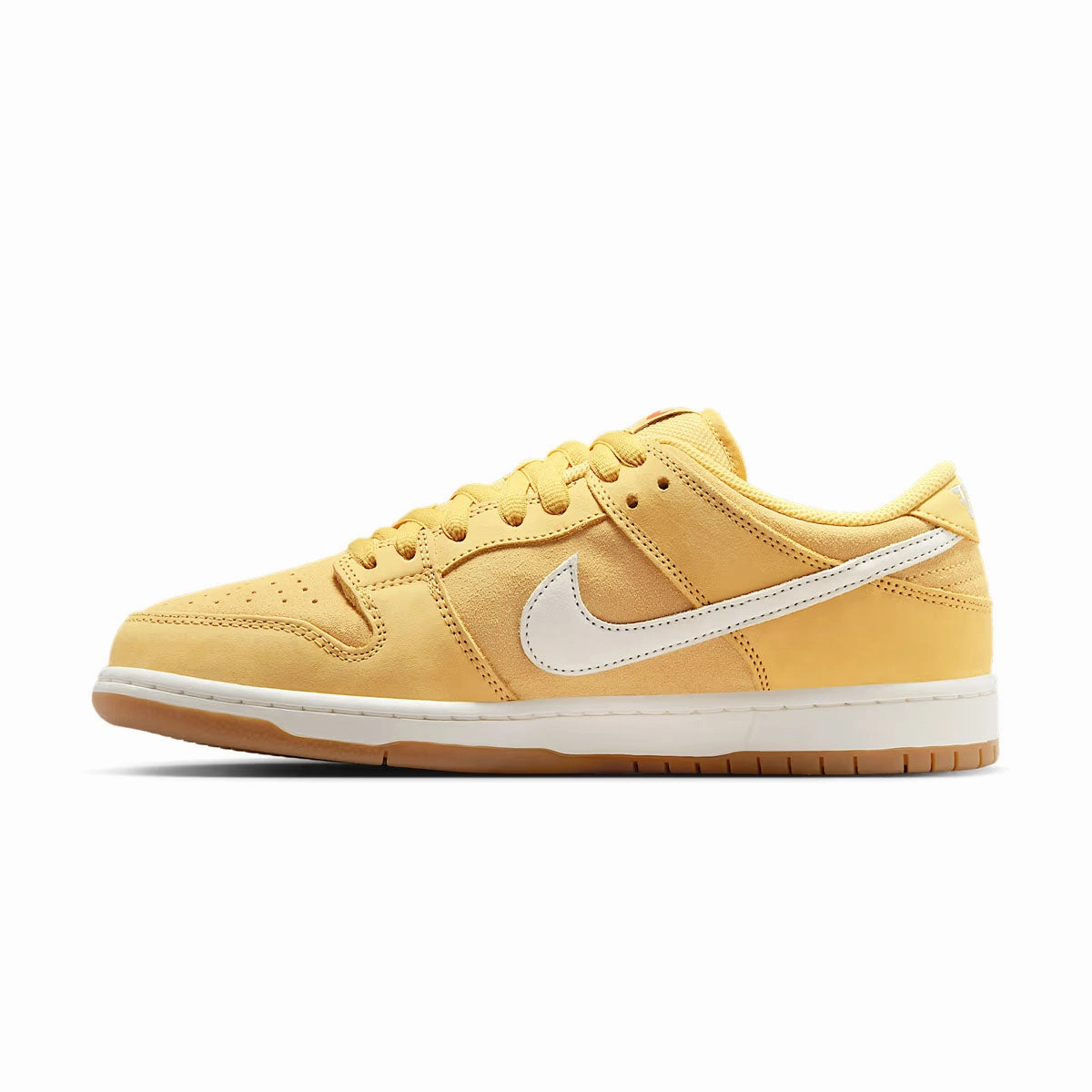 Flexible Midsole Construction Rocker sole geometry SB Dunk Low Pro 'Saturn Gold'