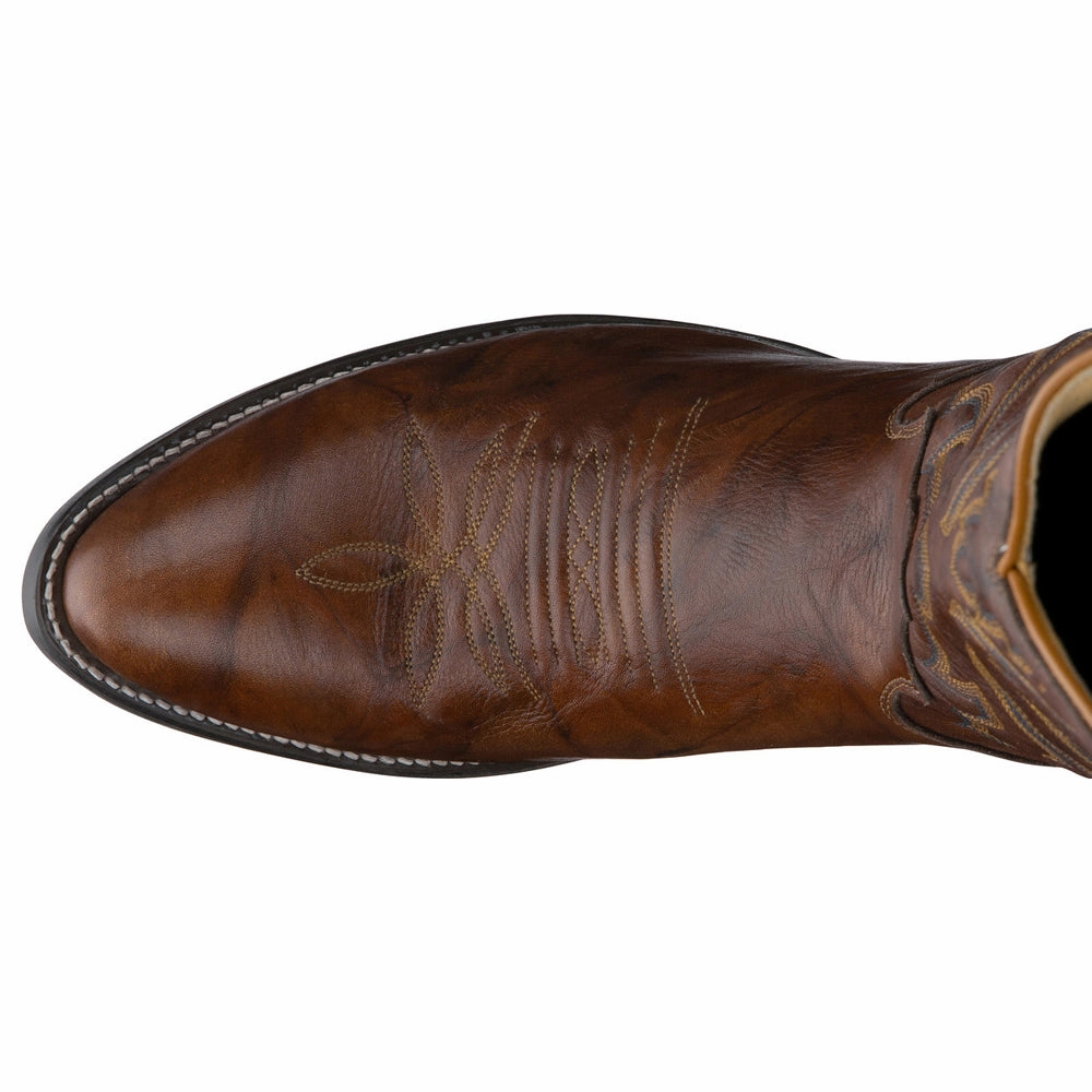 Elmer 13 Inch Round Toe Cowboy Boots Strong Grip Comfort Buckles