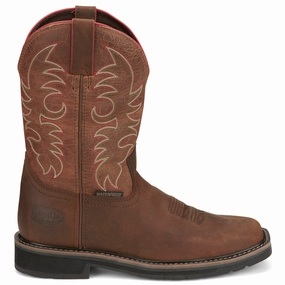 Driller 11 Inch Waterproof Work Boots Resilient Design Heavy Duty Cushioning System