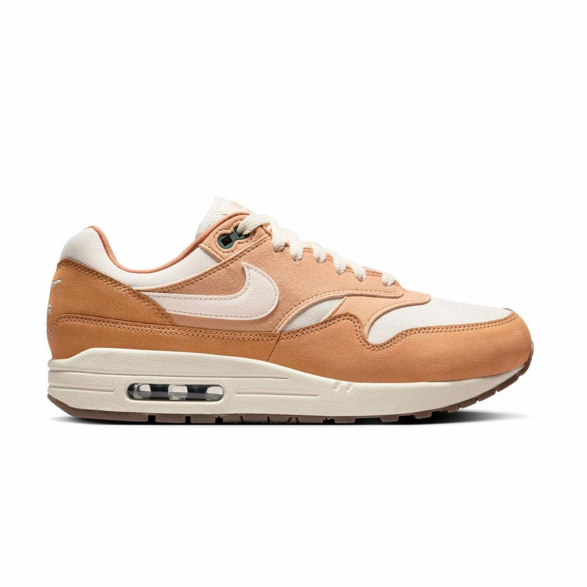Wmns' Air Max 1 '87 'Flax' Dynamic silhouette Non Tangling Lacing