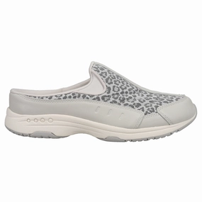 fitness freaks' performance Leather Sole Traveltime Leopard Mule Sneakers