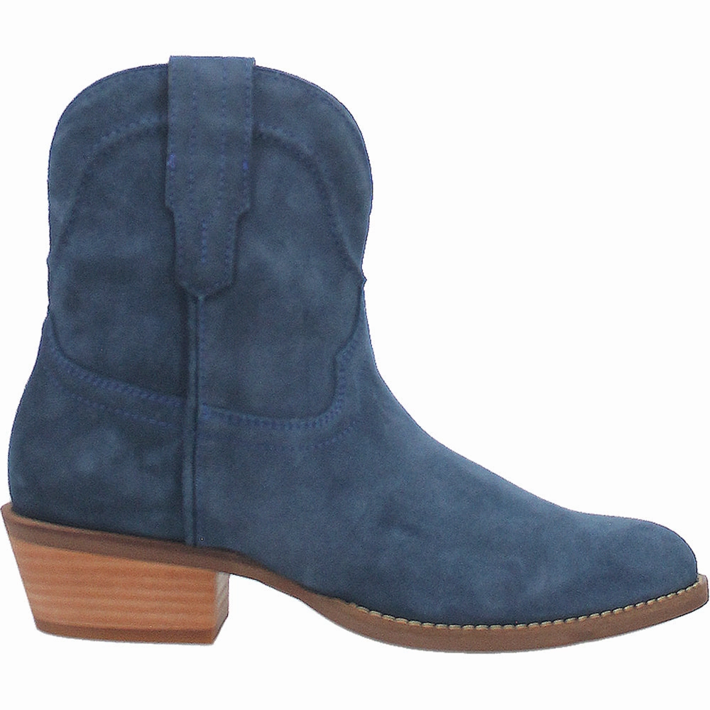 Tumbleweed Roper Round Toe Pull On Cowboy Booties Tailored ease