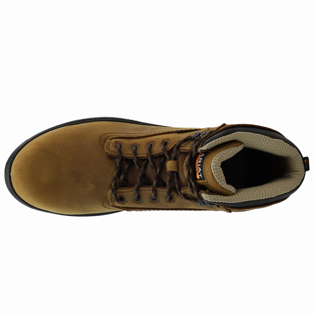 Turbo 6 Inch Waterproof Carbon Toe Work Boots Workplace Safety Oil Protection