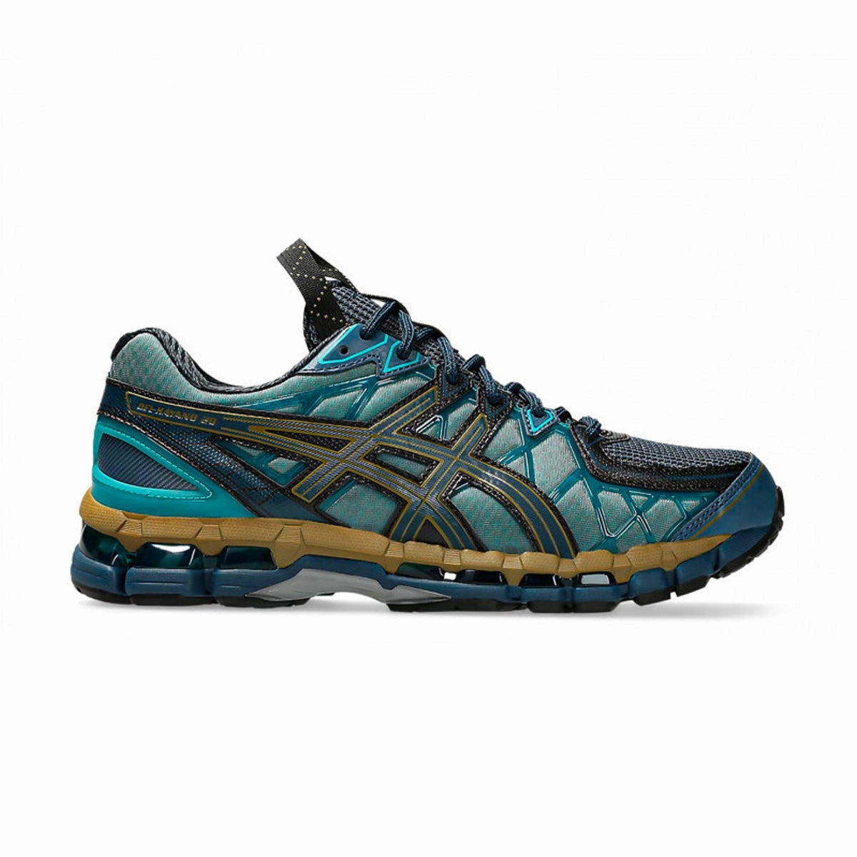 Distinctive flair Elite Cushioning UB10-S GEL-Kayano 20 'Vintage Indigo Sea Glass'