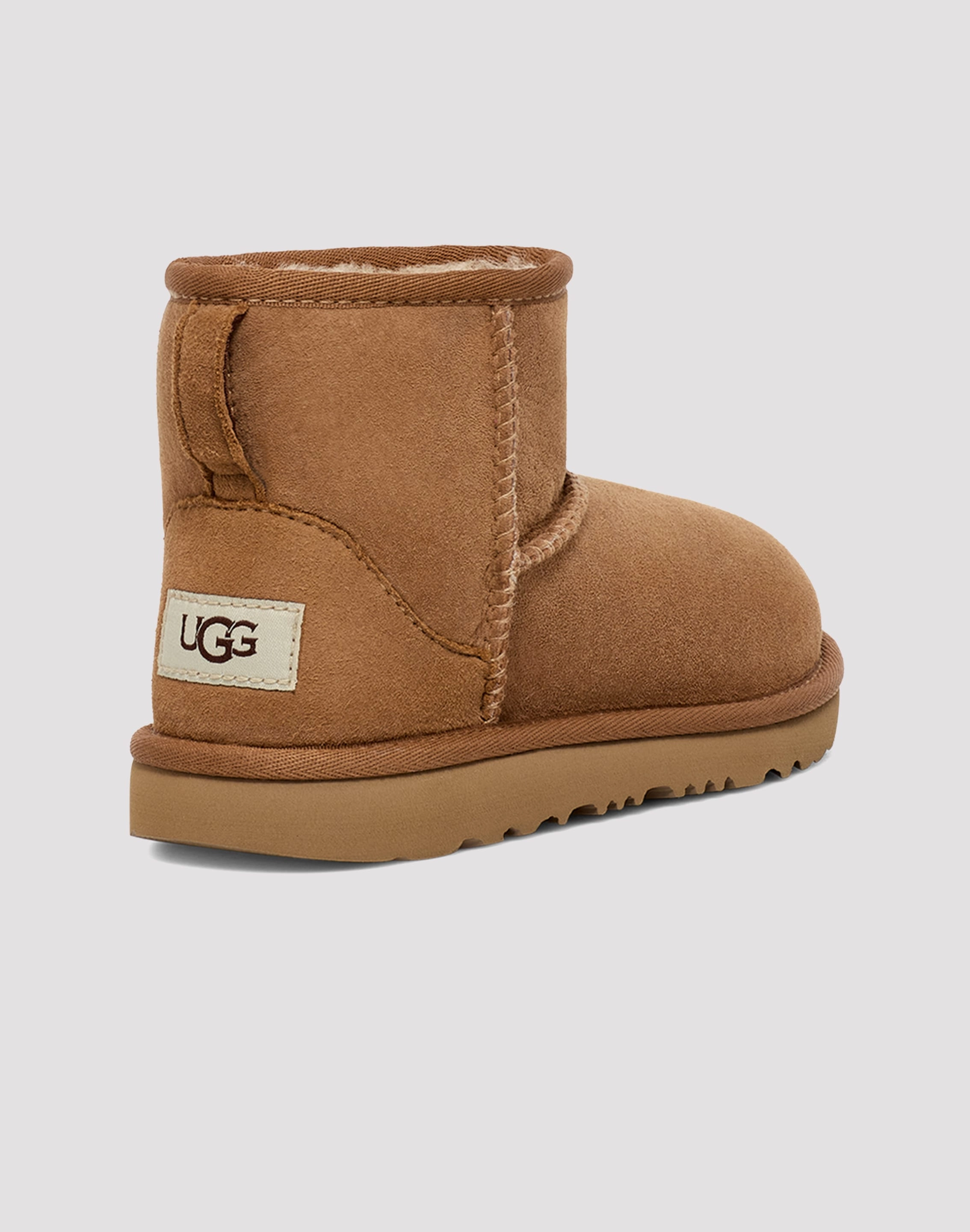 Shock Absorbing Winter Walker UGG Classic Mini II Toddler Girls' "Chestnut" Boot