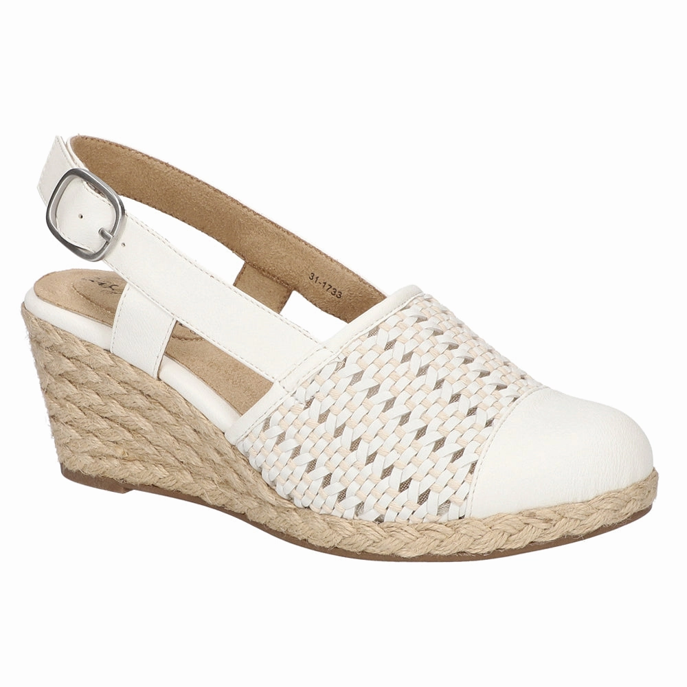 Glam support Taffy Espadrille Slingback Wedge Sandals