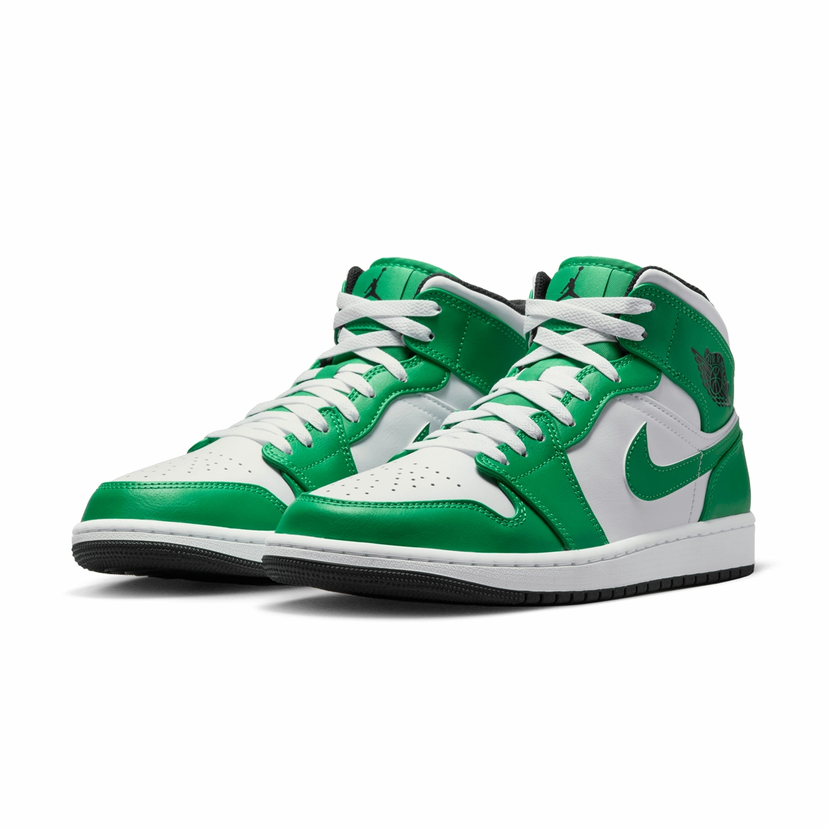 warm - weather shoes Air Jordan 1 Mid 'Lucky Green'