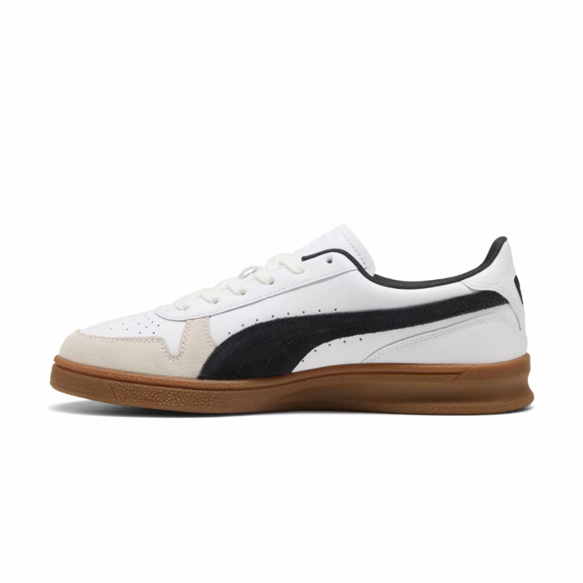 Indoor 'Puma White Black Gum' football boots