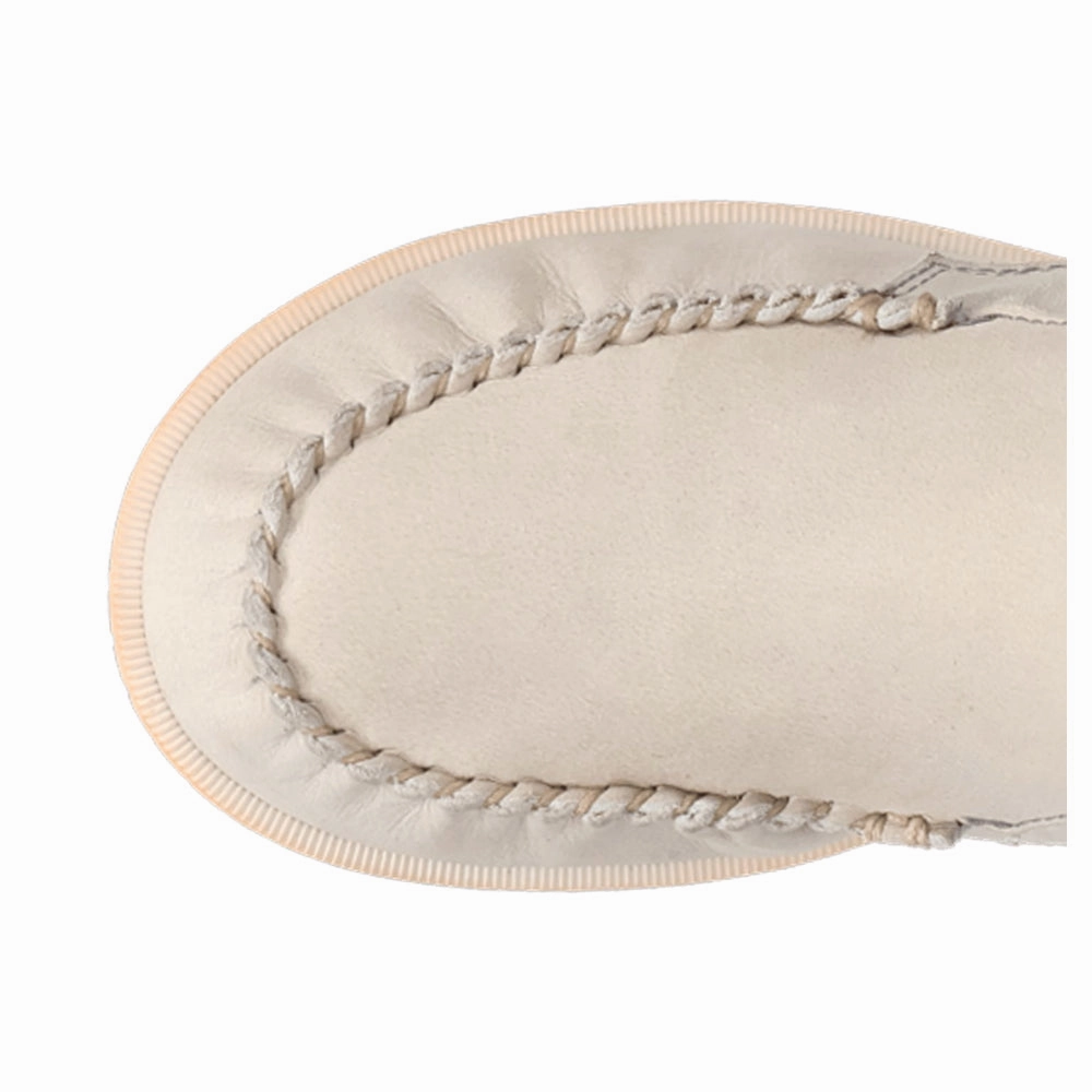 Montauk Fringe Round Toe Moccasin Boots Thermoregulating Lining shock - absorption - level