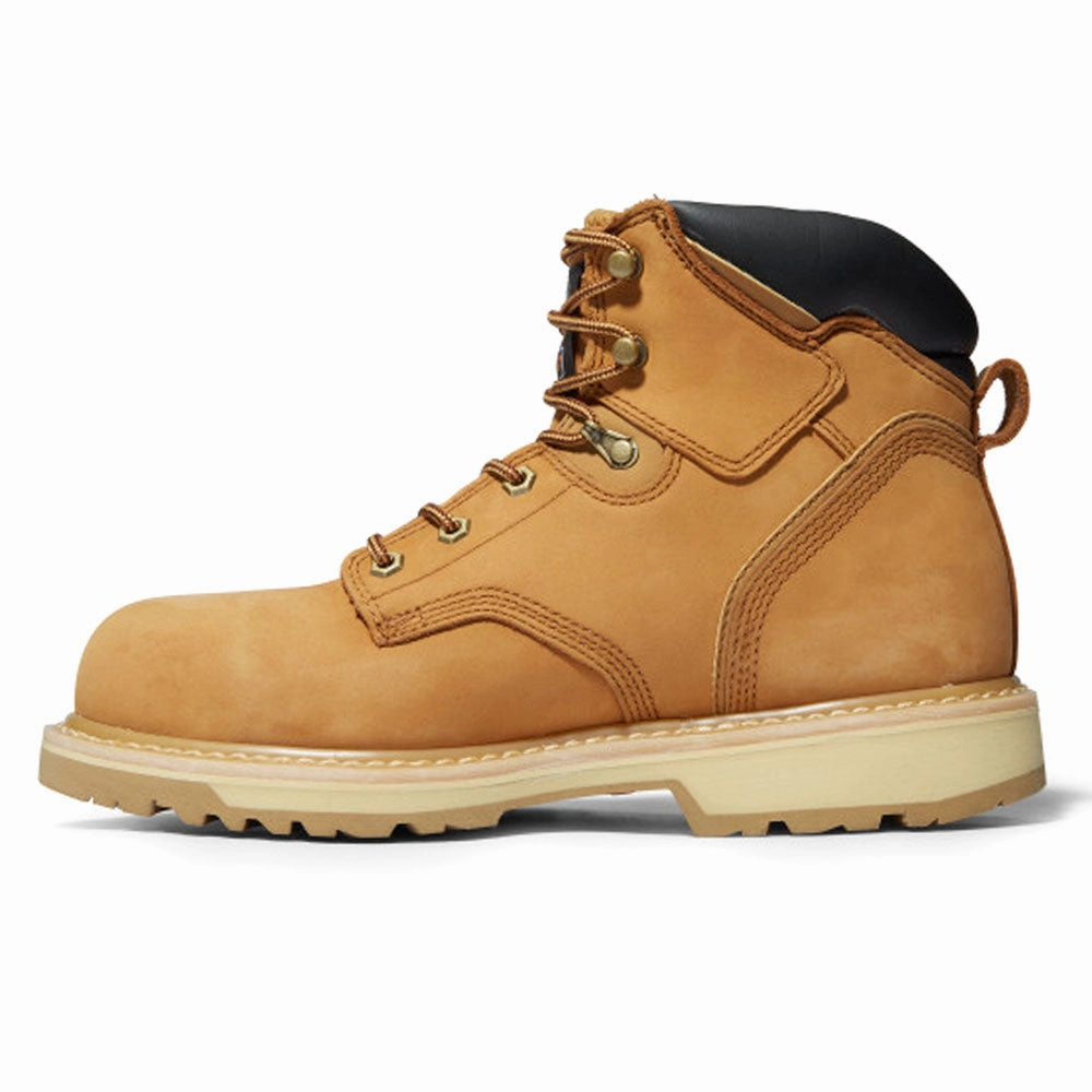 Pit Boss 6 Inch Electrical Hazard Steel Toe Work Boots Extra Cushion Footwear Stable Fit Shoes