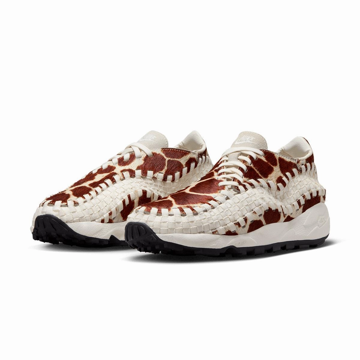 Wmns Air Footscape Woven 'Cow Print' Padded Fit espadrilles