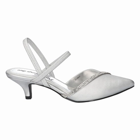 Unna Pointed Toe Kitten Heel Slingback Pumps Endurance