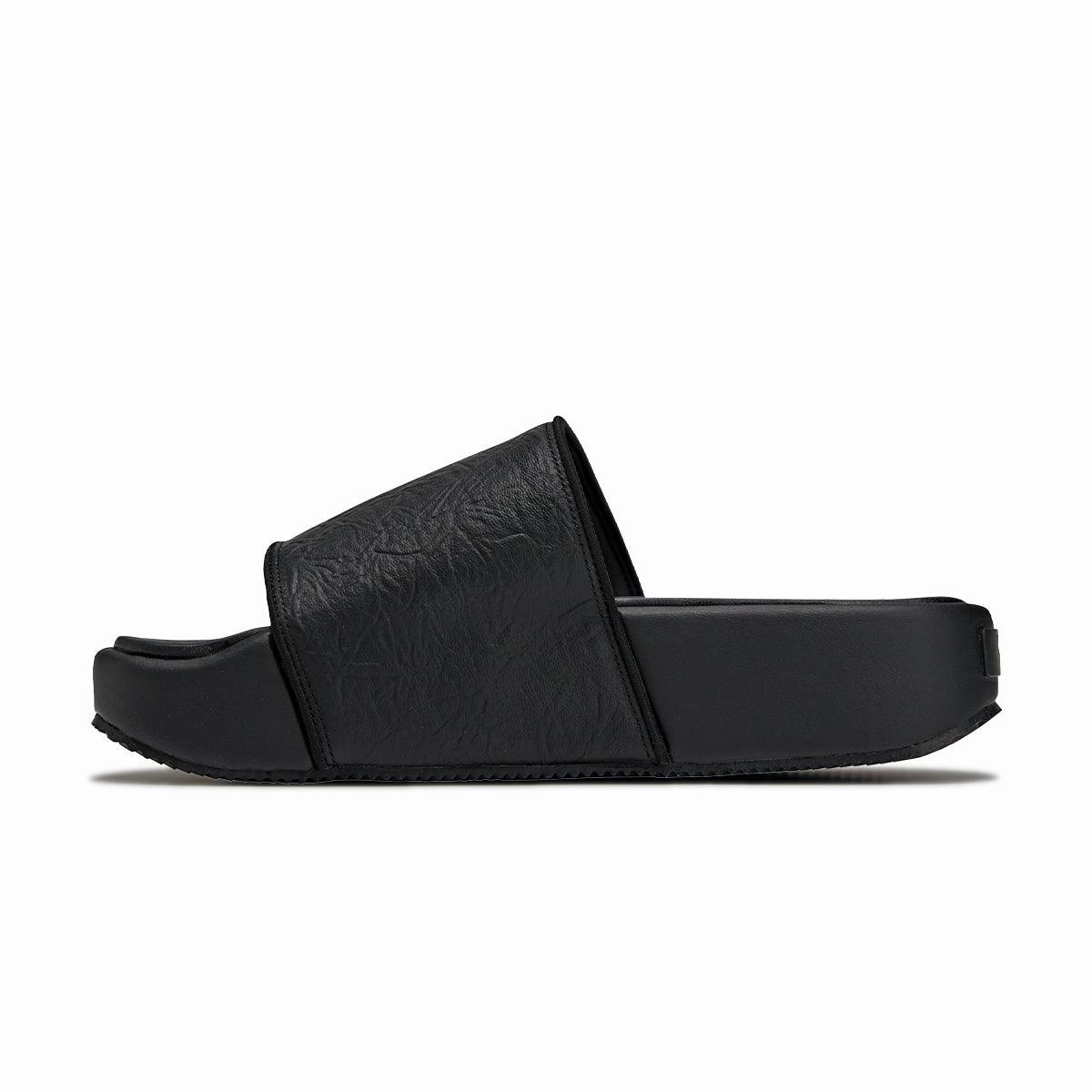 Leather Slides 'Black' active seniors