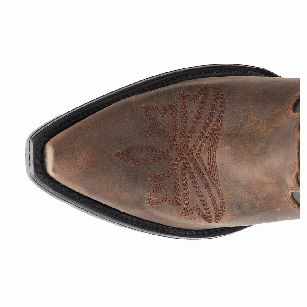 Jolene Tooled Inlay Floral Snip Toe Cowboy Boot All-Purpose Wear Traction pods