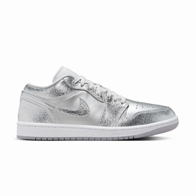 Strap mule Wmns Air Jordan 1 Low SE 'Metallic Silver'