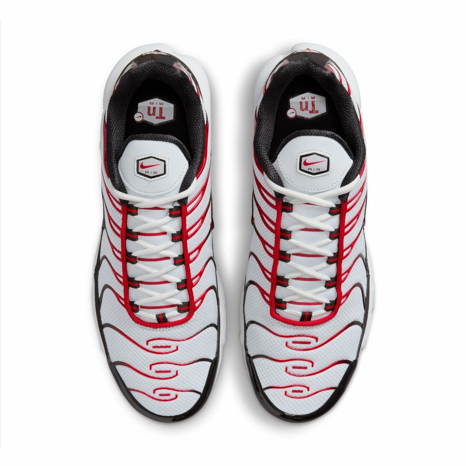 Air Max Plus 'White Black University Red' Contemporary Chic