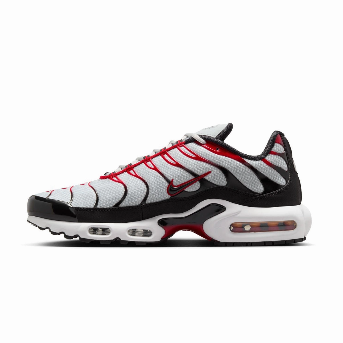 Air Max Plus 'White Black University Red' Cushioned Heel Support