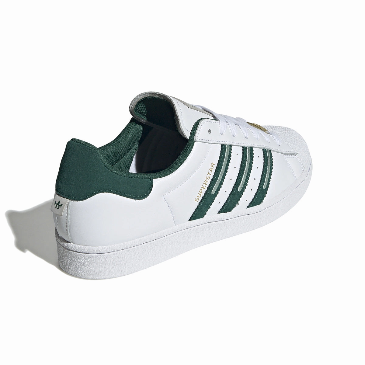 Seamless Internal Lining meaningful Superstar 'White Collegiate Green'
