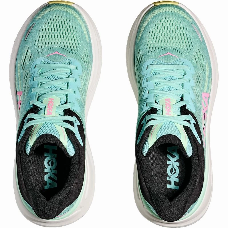 HOKA-BONDI 9 WIDE Women running for a way to stay up - to - date with trends Breathable Airflow Design